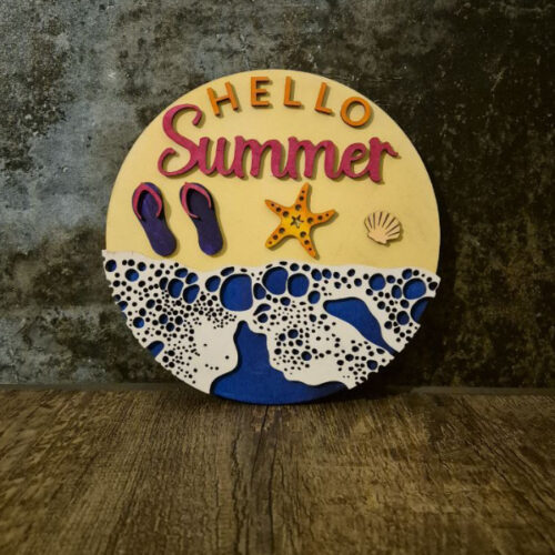 Türschild Sommer