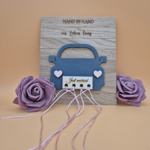 Geldgeschenk Hochzeitsauto