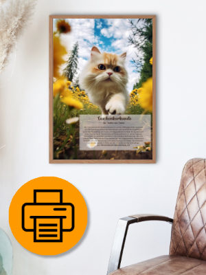 Spenden mit Geschenkurkunde